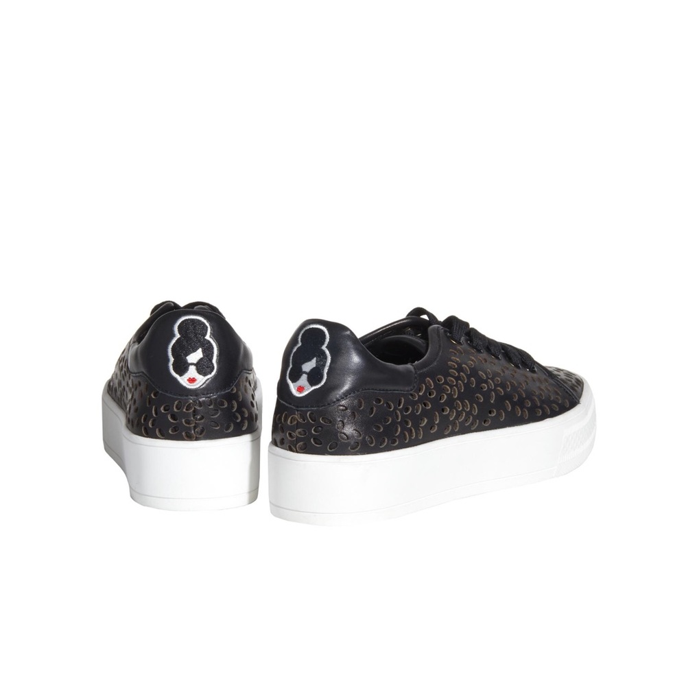 Alice + Olivia Pemton Leather Perforated Shoes